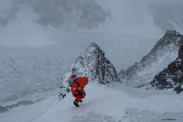 K2 during a storm